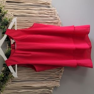 5️⃣for2️⃣0️⃣!! J. Crew Hot Pink Tiered Blouse